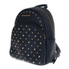 Michael Kors Navy Blue ABBEY Leather Backpack