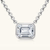 1 Carat Moissanite 925 Sterling Silver Pendant Necklace - Cocoa Yacht Club