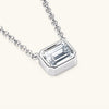 1 Carat Moissanite 925 Sterling Silver Pendant Necklace - Cocoa Yacht Club