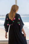 Elegant Seaside Vacation Amazing Embroidered Dress