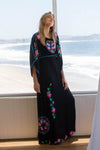 Elegant Seaside Vacation Amazing Embroidered Dress