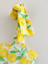 Lovely Lemon Bow Strap Dress