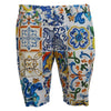 Dolce & Gabbana Majolica Cotton Chinos Shorts