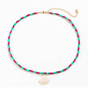 Copper Multi-Layered Shell Bead Necklace - Cocoa Yacht Club