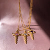 Copper Zircon Cross Pendant Necklace - Cocoa Yacht Club