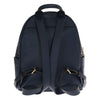 Michael Kors Navy Blue ABBEY Leather Backpack