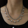 Rhinestone Double-Layered Necklace - Cocoa Yacht Club