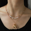 Triple-Layered Alloy Necklace - Cocoa Yacht Club