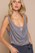 Twisted Sleeveless Strap Knit Top