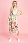 Spagetti Strap Floral Printed Dress - Cocoa Yacht Club