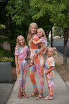 Tie Dye Jumpsuit in Cotton Candy Cocoa Yacht Club